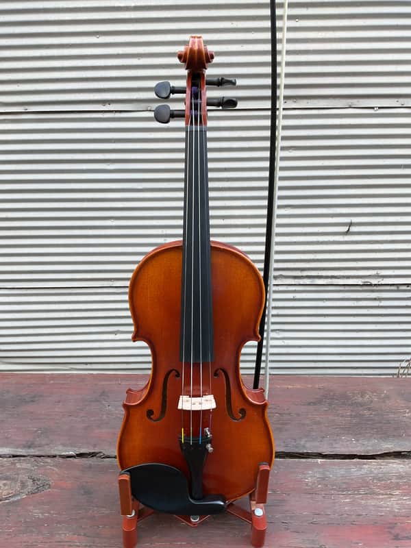Karl Willhelm Model 55 4/4  with case/bow image 1
