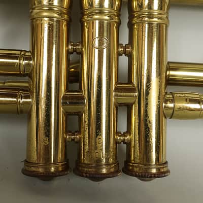 Post War French Besson Trumpet Brevete Amazing Horn! Original Lacquer! Beauty! image 8