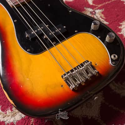 Fender Precision Bass 1975 - Sunburst #626430 Second Hand image 5