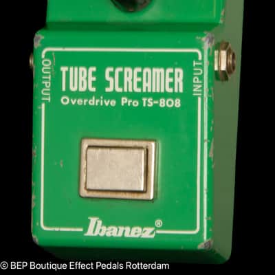 Ibanez TS-808 Tube Screamer with JRC4558D op amp 1981, " R " logo s/n 143679 Japan image 5