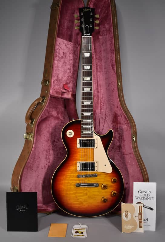 2018 Gibson Custom Shop '59 Les Paul Standard Reissue Tri-Burst w/OHSC image 1