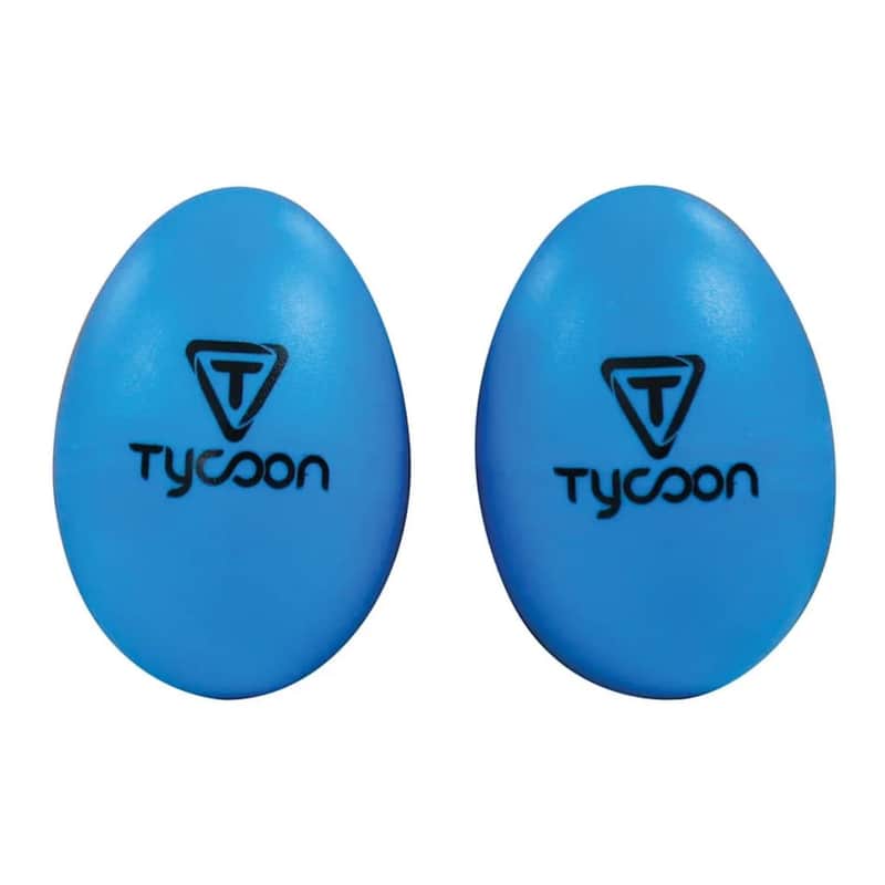Tycoon #TE-B Blue Egg Shakers, Set of 2 image 1