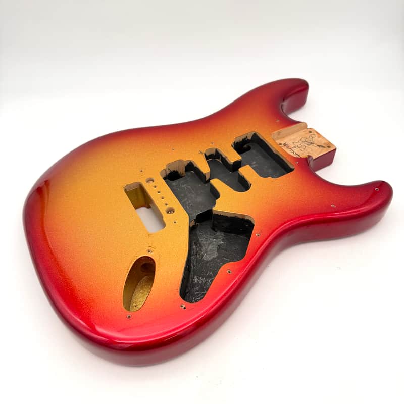 Warmoth Stratocaster Body Alder Sparkle Burst bb545 image 1