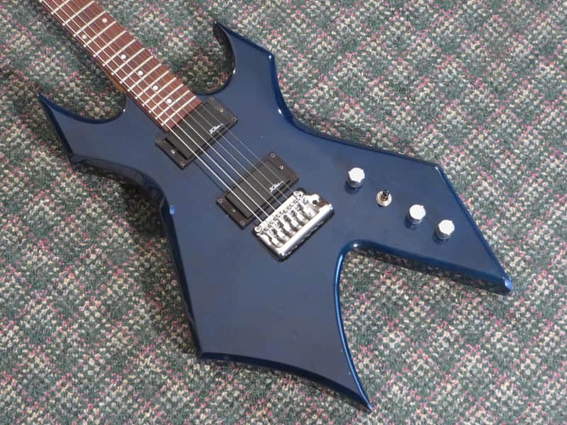 BC Rich Platinum Series Warlock Blue! w/gigbag image 1