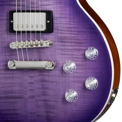 Epiphone Les Paul Modern Figured Guitar w/ Gig Bag - Purple Burst image 4