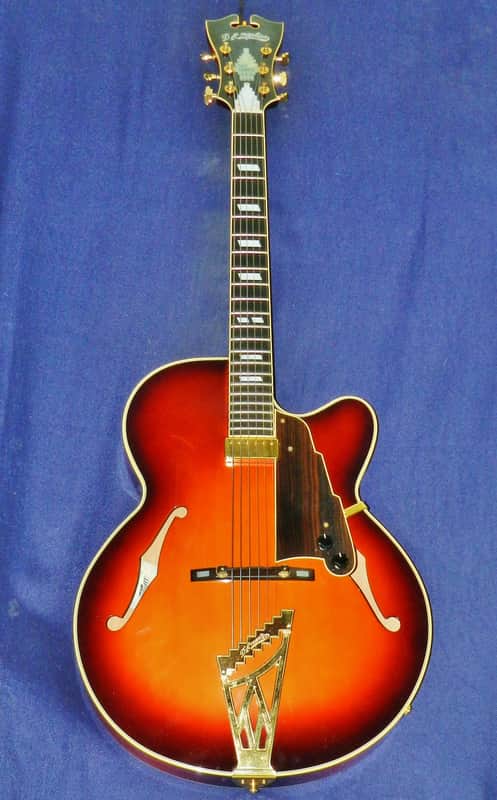 D'Angelico NYL6 Vestax Special 2002-2005 Sunburst image 1