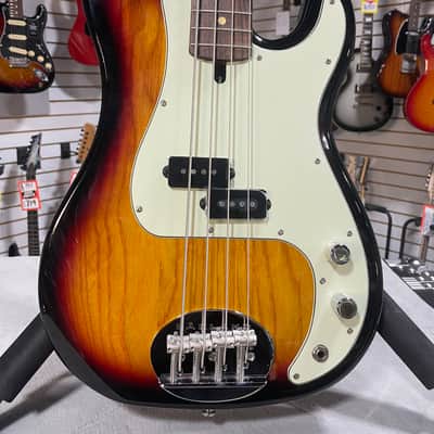Lakland Skyline P style Vintage Bass - Three Tone Sunburst w/Rosewood Fretboard & PLEK*D #229 image 2