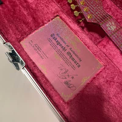 ESP Custom Shop SNAPPER-7 Ohmura Custom “Pink Monster” - 15th Anniversary Limited Edition 2021 - Twinkle Pink image 4