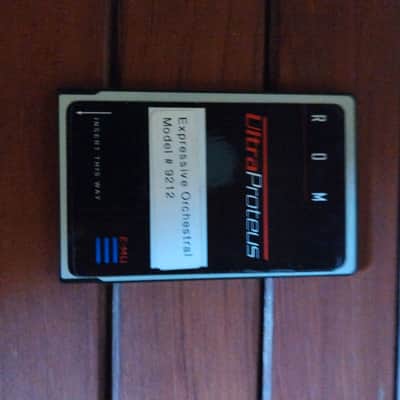 E-MU Systems Ultra Proteus Rom Card ''Expressive Orchestral #9212'' 1994 - black