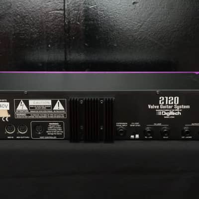 Digitech 2120 Artist Valve Guitar System Effects Processor 2U Rack Mount 240V image 8