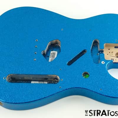 Fender J Mascis Tele BODY Telecaster Guitar Sparkle Bottle Rocket Blue Flake image 1