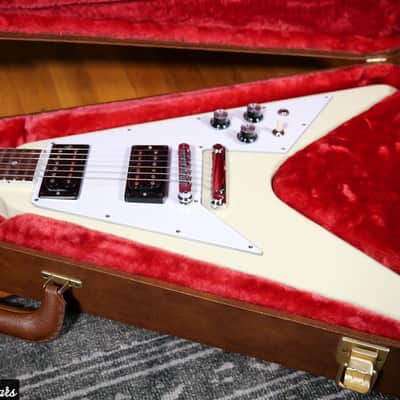 2023 Gibson Flying V 70s Reissue Classic White image 8