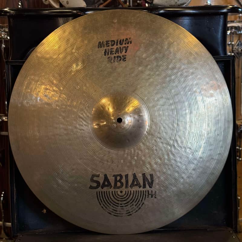 VINTAGE 1980's Sabian 21" HH Medium Heavy Brilliant Ride - 3024 image 1