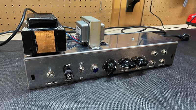 Handwired 5E3 Clone Fender Deluxe Chassis w/tubes image 1