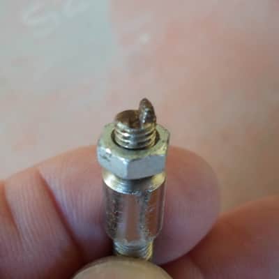 Ibanez Iceman Bridge / Tailpiece/ Studs/ & Posts Complete Assembly Quik Change 1981 Nickle image 17