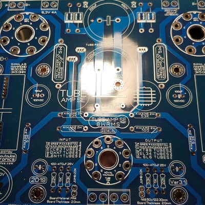 Tube Stereo AMP Single Ended (SE) Bare-PCB 6L6 EL34 (3Wrms) & KT88 (8Wrms) image 10
