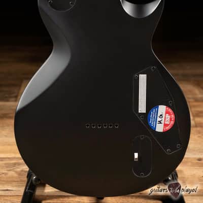 ESP LTD EC-1000 Baritone LH Fishman Left-Handed Guitar – Charcoal Metallic Satin image 7