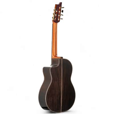 7-String Classical Nylon Guitar – Gayetana A77 | Full Scale 55mm Nut | Jazz / Latin / Extended Range - Cedar image 17