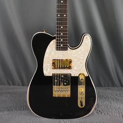 2015 Fender Japan TL62B Custom Telecaster Black w/ Gotoh Humbucker, Gold Hardware image 2