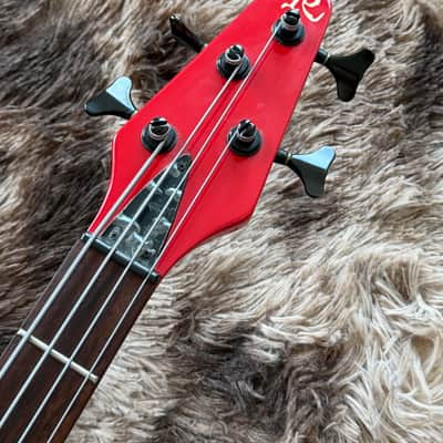 1990s B.C. Rich Innovator PJ Bass - Red image 7