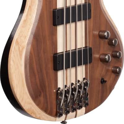 Ibanez BTB745 Standard 5-String Bass Guitar, Jatoba Fingerboard, Natural Low Gloss image 4