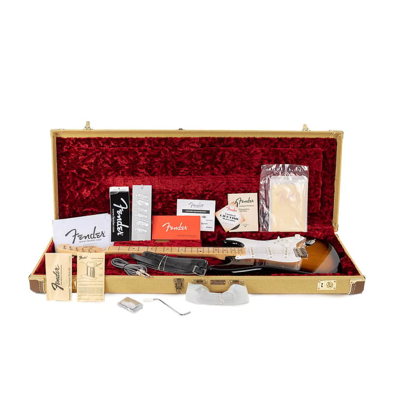 Fender 60th Anniversary American Vintage '54 Stratocaster Sunburst 2014 image 10