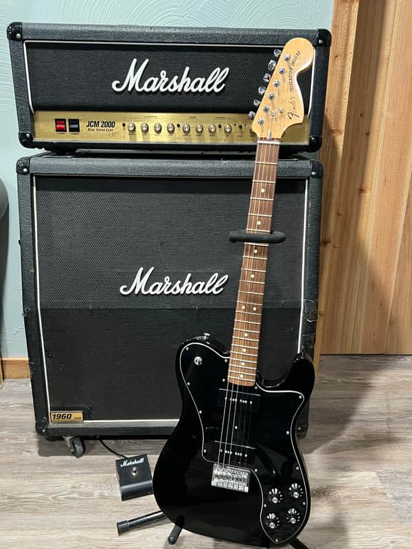 Fender Chris Shiflett Artist Series Signature Tele Deluxe 2016 - Black on Black