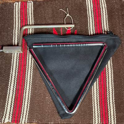 Vintage 8" Orchestral Steel Ribbed Triangle image 2