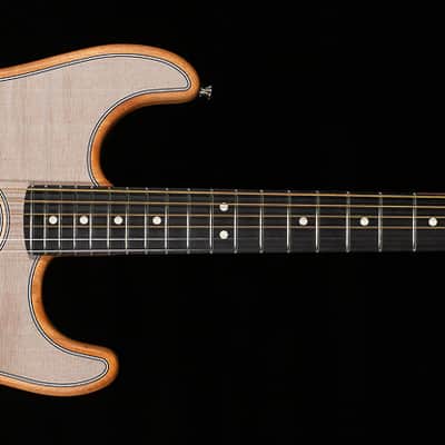 Fender American Acoustasonic Strat Transparent Sonic Blue Ebony Fingerboard (609) image 3