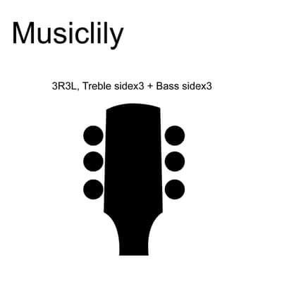 Vintage Style 3L3R Guitar Locking Tuners String Tuning Pegs Keys Machine Heads Set for Les Paul Style Electric or Acoustic Guitar, Nickel with Green Keystone Button image 3