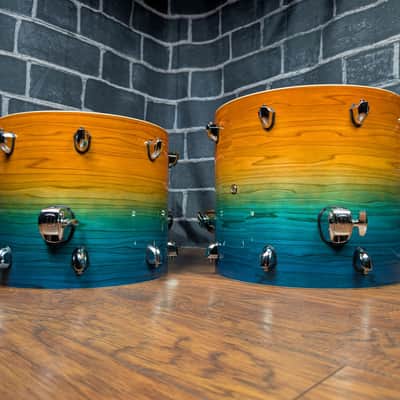 Mapex Armory Studioease Fast Tom 5-piece Shell Pack - Ocean Sunset image 12