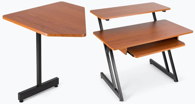 On-Stage WS7500RB Workstation Desk w/Keyboard Tray + Corner Accessory image 1