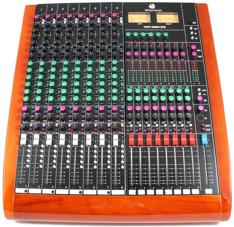 Toft Audio Designs Series ATB 08M 8-Channel Mixer with Meterbridge image 1