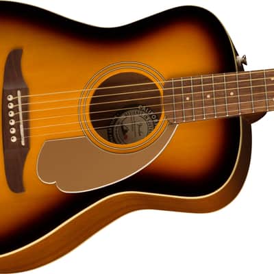 Fender California Series Malibu Player Parlor Acoustic Electric, Sunburst - Demo image 5