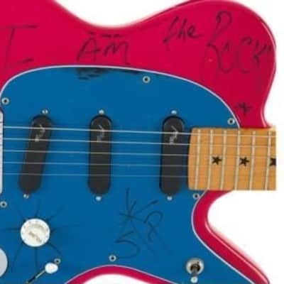 Smashing Pumpkins Billy Corgan Played + Autographed Custom Ibanez Talman 1994 image 8