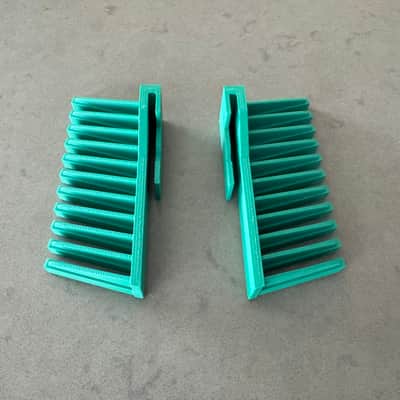 Eurorack Cable Wings for Intellijel Palette Case 7U 84HP / 104HP (long - squid green) image 3