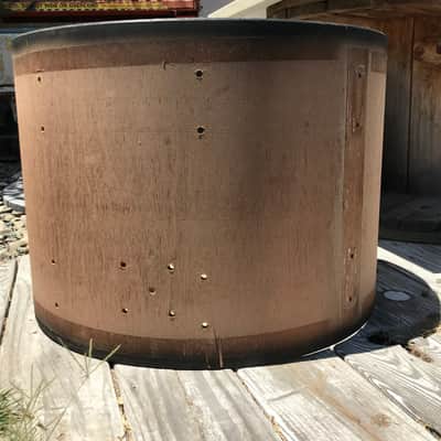TAMA Rockstar  16x22 Mahogany Bass Drum Shell & Hoops (Project Drum) image 8