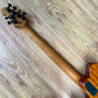 Ernie Ball Music Man BFR Axis Super Sport 2018 Buckeye Burl image 18