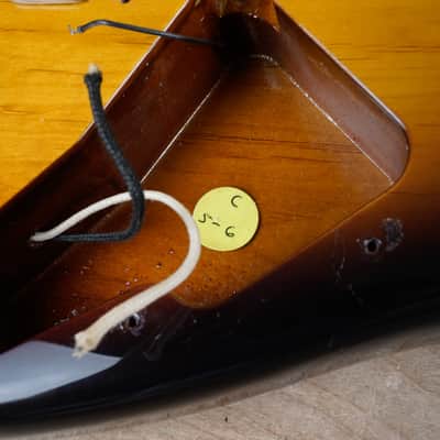 Fender ST-62 '62 Reissue Stratocaster Body 1991 Sunburst Made in Japan MIJ Fujigen Semi-Loaded with Bridge image 3