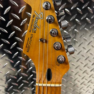 Fender Stratocaster - Black (Red Tortoise P.G.) image 3
