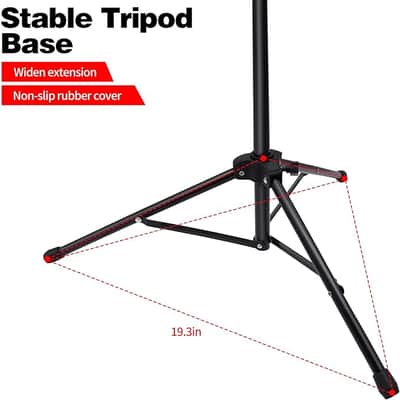 Sheet Music Stand, Adjustable Music Stand with Carrying Bag, Professional Music Book Holder Music Sheet Clip Holder for Guitar, Ukulele, Violin Players(1 Pack) image 3