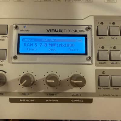 Access Virus TI Snow Desktop Digital Synthesizer 2008 - White image 7