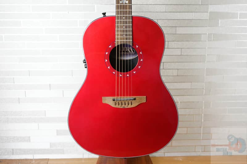 Ovation 1516 Ultra Series Mid-Depth Acoustic-Electric Guitar - Vampira Red image 1