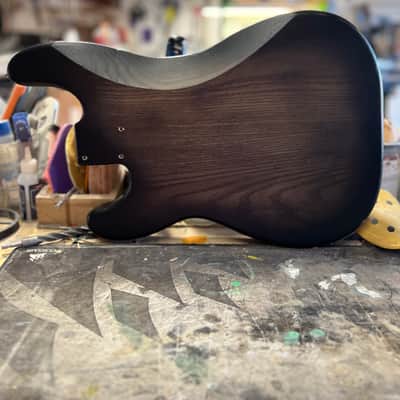 Madlad Instruments Finished PJ Precision Bass PBass Body - Quiet Graveyard (sourced and made with pride in north Texas) - Matte Poly Finish image 4