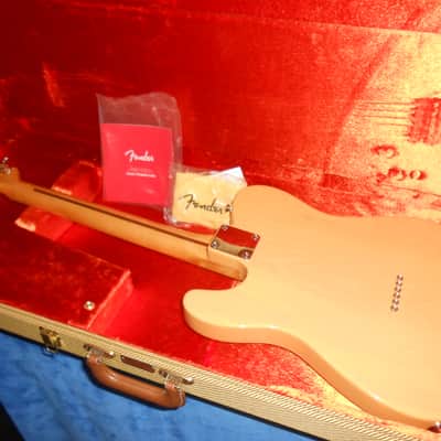 Fender Vintera Nocaster Telecaster 50's Butterscotch with upgrades and G&G tweed case image 9
