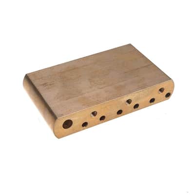 ST Kit Brass Bridge Block for Mexico Fender Strat and Squier Classic Vibe image 3