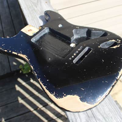 1997 Fender Stratocaster Ash Body Lightweight Relic Player's Project 1990's Strat image 3