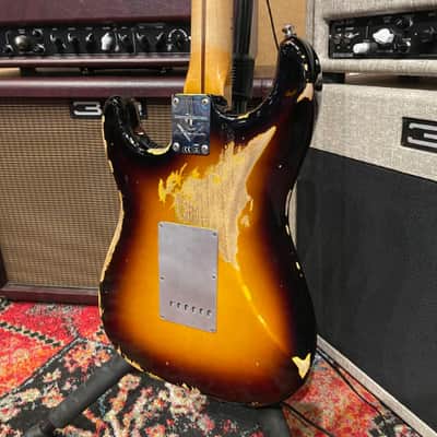 Fender Custom Shop Limited Edition Heavy Relic El Diablo Stratocaster with Maple Fretboard 2016 Wide Fade 2-Color Sunburst image 5