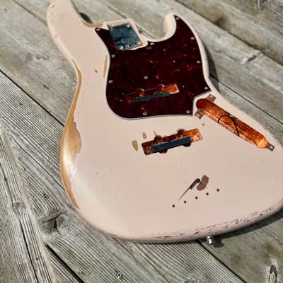 Fender Flea jazz bass body 2020 - Shell Pink image 5