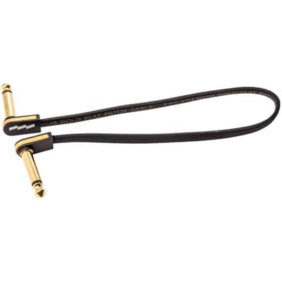 EBS PG-28 Premium Gold Flat Patch Cable - Right Angle to Right Angle - 11.02 inch image 2